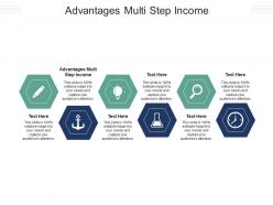 Advantages multi step income ppt powerpoint presentation icon example cpb