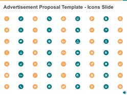 Advertisement proposal template icons slide ppt powerpoint presentation infographics graphics