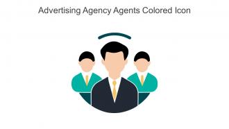 Advertising Agency Agents Colored Icon In Powerpoint Pptx Png And Editable Eps Format