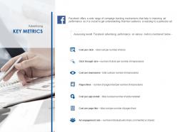 Advertising key metrics ppt powerpoint presentation icon deck