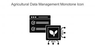 Agricultural Data Management Monotone Icon In Powerpoint Pptx Png And Editable Eps Format