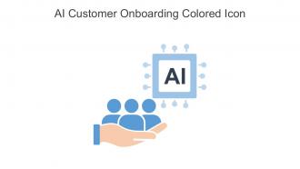 AI Customer Onboarding Colored Icon In Powerpoint Pptx Png And Editable Eps Format
