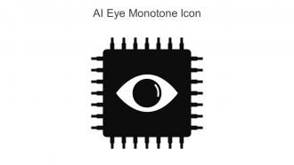 AI Eye Monotone Icon In Powerpoint Pptx Png And Editable Eps Format