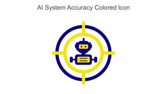 AI System Accuracy Colored Icon In Powerpoint Pptx Png And Editable Eps Format