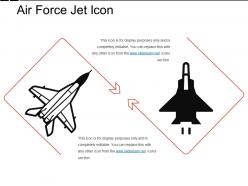 Air force jet icon