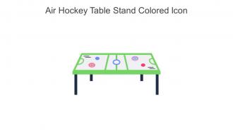 Air Hockey Table Stand Colored Icon In Powerpoint Pptx Png And Editable Eps Format