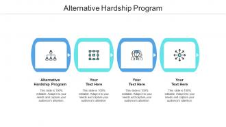 Alternative hardship program ppt powerpoint presentation icon layout cpb