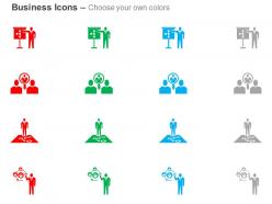 Analysis human resource strategy team sharing ideas ppt icons graphics