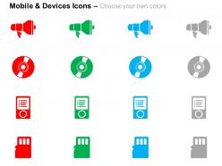 Announcement cd folder data management ppt icons graphics