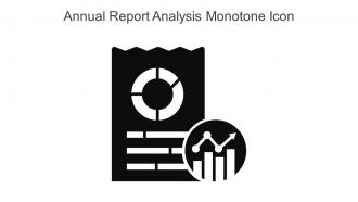 Annual Report Analysis Monotone Icon In Powerpoint Pptx Png And Editable Eps Format