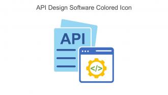 API Design Software Colored Icon In Powerpoint Pptx Png And Editable Eps Format
