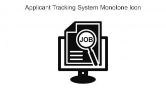 Applicant Tracking System Monotone Icon In Powerpoint Pptx Png And Editable Eps Format