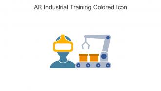 AR Industrial Training Colored Icon In Powerpoint Pptx Png And Editable Eps Format