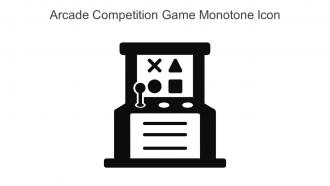 Arcade Competition Game Monotone Icon In Powerpoint Pptx Png And Editable Eps Format