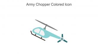 Army Chopper Colored Icon In Powerpoint Pptx Png And Editable Eps Format