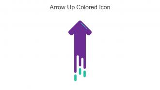 Arrow Up Colored Icon In Powerpoint Pptx Png And Editable Eps Format