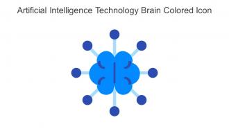 Artificial Intelligence Technology Brain Colored Icon In Powerpoint Pptx Png And Editable Eps Format