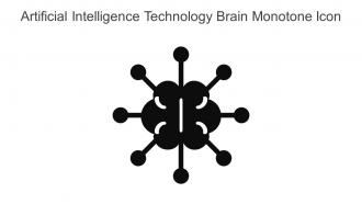 Artificial Intelligence Technology Brain Monotone Icon In Powerpoint Pptx Png And Editable Eps Format