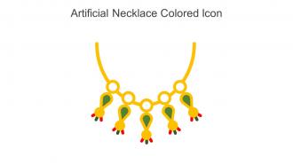Artificial Necklace Colored Icon In Powerpoint Pptx Png And Editable Eps Format