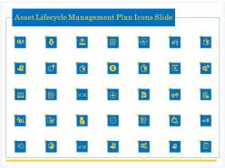 Asset lifecycle management plan icons slide ppt powerpoint presentation styles example