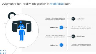 Augmentation Reality Integration In Workforce Icon Ppt Sample