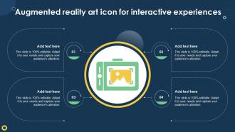 Augmented Reality Art Icon For Interactive Experiences Ppt Sample