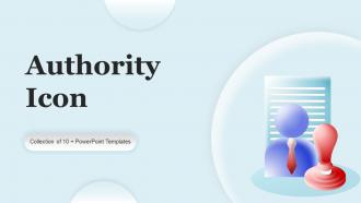 Authority Icon Powerpoint Ppt Template Bundles