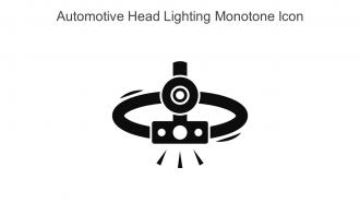 Automotive Head Lighting Monotone Icon In Powerpoint Pptx Png And Editable Eps Format