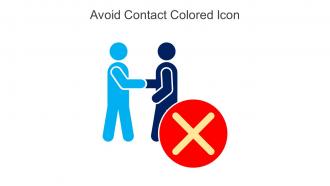 Avoid Contact Colored Icon In Powerpoint Pptx Png And Editable Eps Format