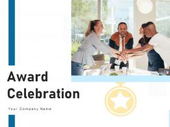 Award celebration performing department business organization congratulating incentive