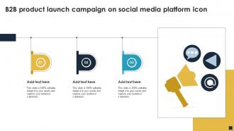 B2B Product Launch Campaign On Social Media Platform Icon