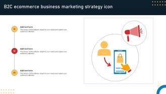B2c Ecommerce Business Marketing Strategy Icon