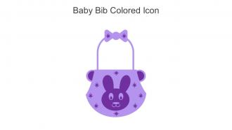 Baby Bib Colored Icon In Powerpoint Pptx Png And Editable Eps Format