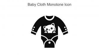 Baby Cloth Monotone Icon In Powerpoint Pptx Png And Editable Eps Format