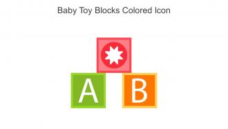 Baby Toy Blocks Colored Icon In Powerpoint Pptx Png And Editable Eps Format