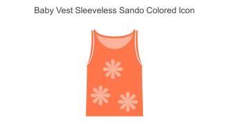 Baby Vest Sleeveless Sando Colored Icon In Powerpoint Pptx Png And Editable Eps Format