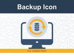 Backup icon restoration business document database storage