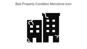 Bad Property Condition Monotone Icon In Powerpoint Pptx Png And Editable Eps Format