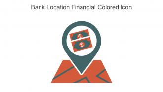 Bank Location Financial Colored Icon In Powerpoint Pptx Png And Editable Eps Format