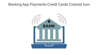 Banking App Payments Credit Cards Colored Icon In Powerpoint Pptx Png And Editable Eps Format