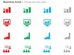 Bar graph analysis result display teamwork ppt icons graphics