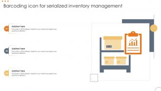 Barcoding Icon For Serialized Inventory Management