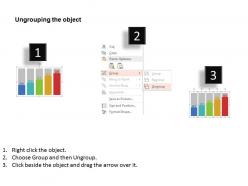 Be five staged banners process chart and icons flat powerpoint design