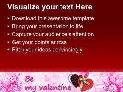 Be my valentine gift celebration powerpoint templates ppt themes and graphics 0213