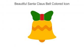 Beautiful Santa Claus Bell Colored Icon In Powerpoint Pptx Png And Editable Eps Format