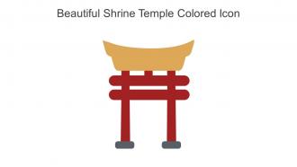 Beautiful Shrine Temple Colored Icon In Powerpoint Pptx Png And Editable Eps Format