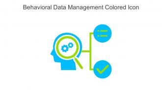 Behavioral Data Management Colored Icon In Powerpoint Pptx Png And Editable Eps Format