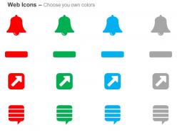 Bell external link square minus stack exchange ppt icons graphics