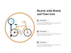 Bicycle Icon Circle Travelling Mountain Time Fitness