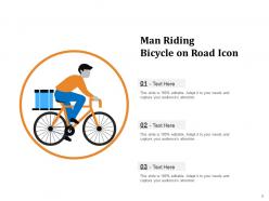 Bicycle Icon Circle Travelling Mountain Time Fitness